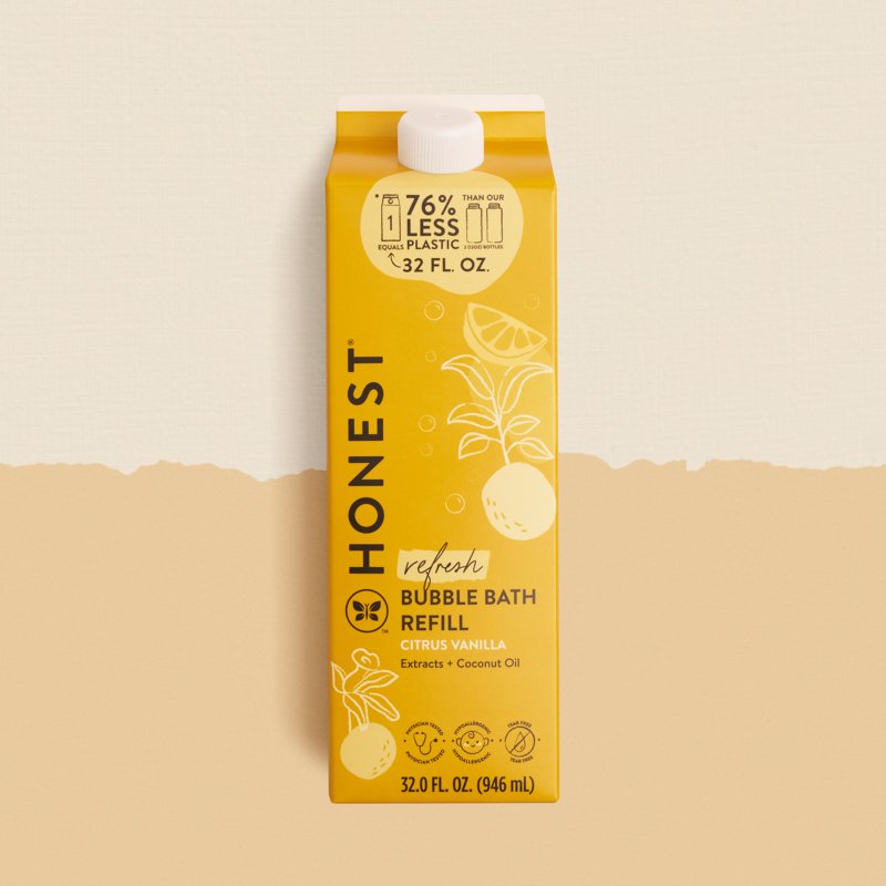 Citrus Vanilla Bubble Bath Refill - 32 fl oz Eco Carton