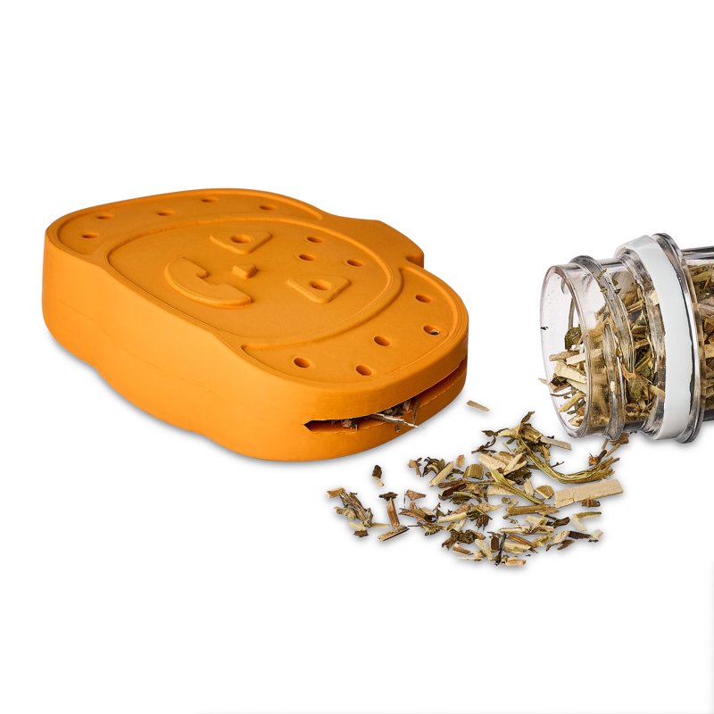 Vibrant Life Halloween Catnip Dispenser Toy - Pumpkin, Orange, Multicolor