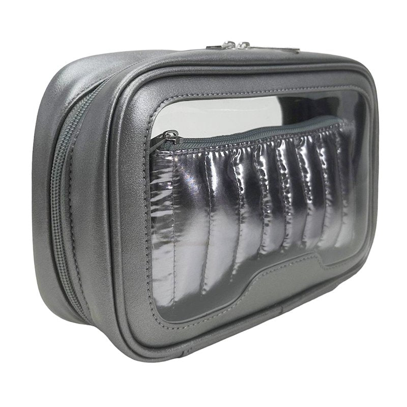 Clear Makeup Bag Set for Women - Waterproof Travel Organizer