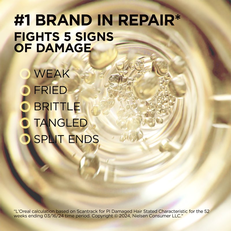 Repairing Shampoo and Conditioner Set for Damaged Hair 25.2 fl oz