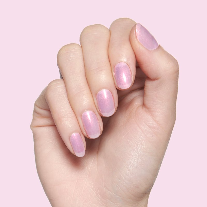 Long-Lasting Shimmery Pink Nail Polish - Pink Goldfish, 0.46 fl oz
