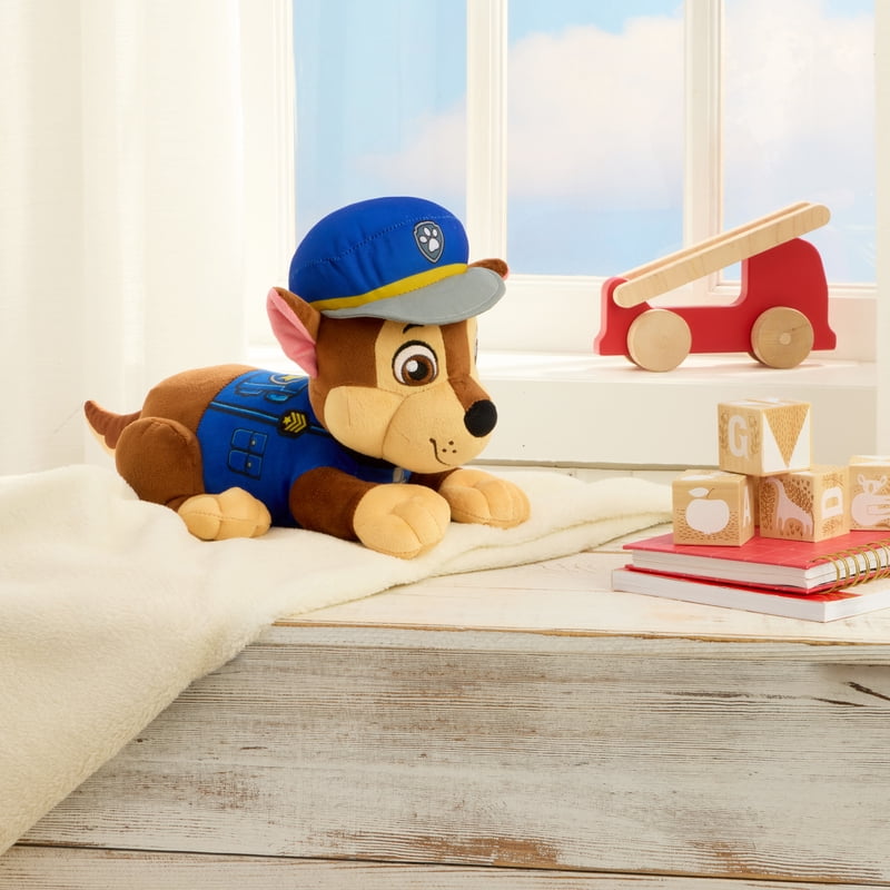 PAW Patrol Chase Kids Weighted Pillow Buddy - 2.8 lb Plush Character Toy