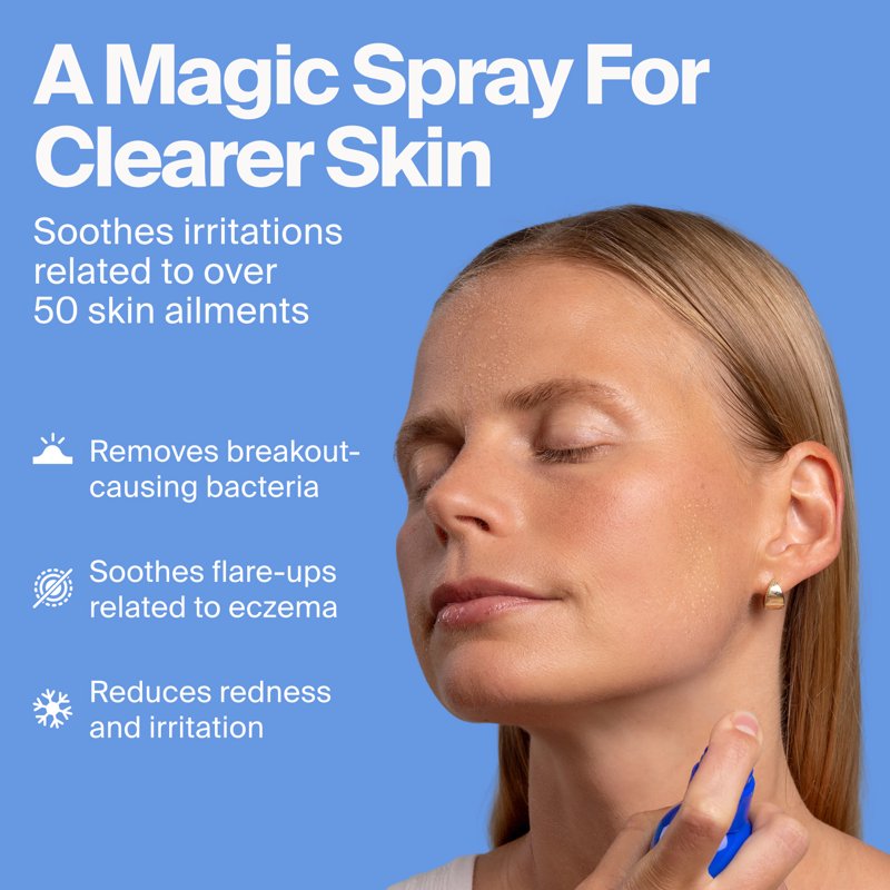 Hypochlorous Acid Skin Spray - 2oz Travel Size Facial Cleanser