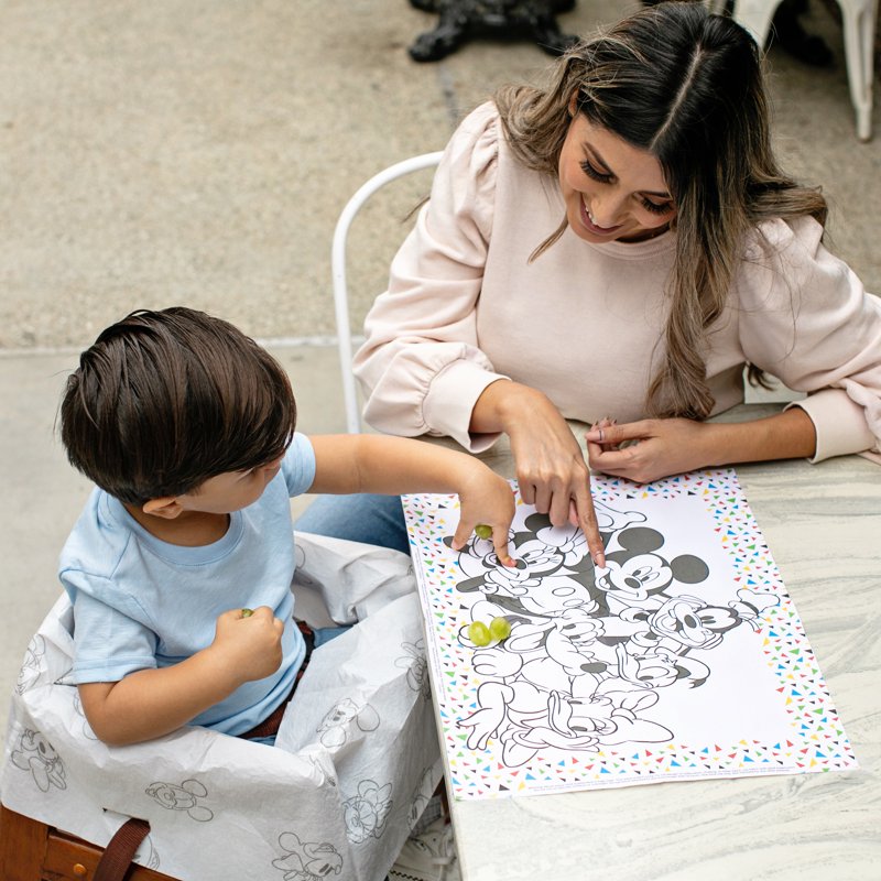 Disposable Color Me Placemats - Mickey & Friends, 24 Pack