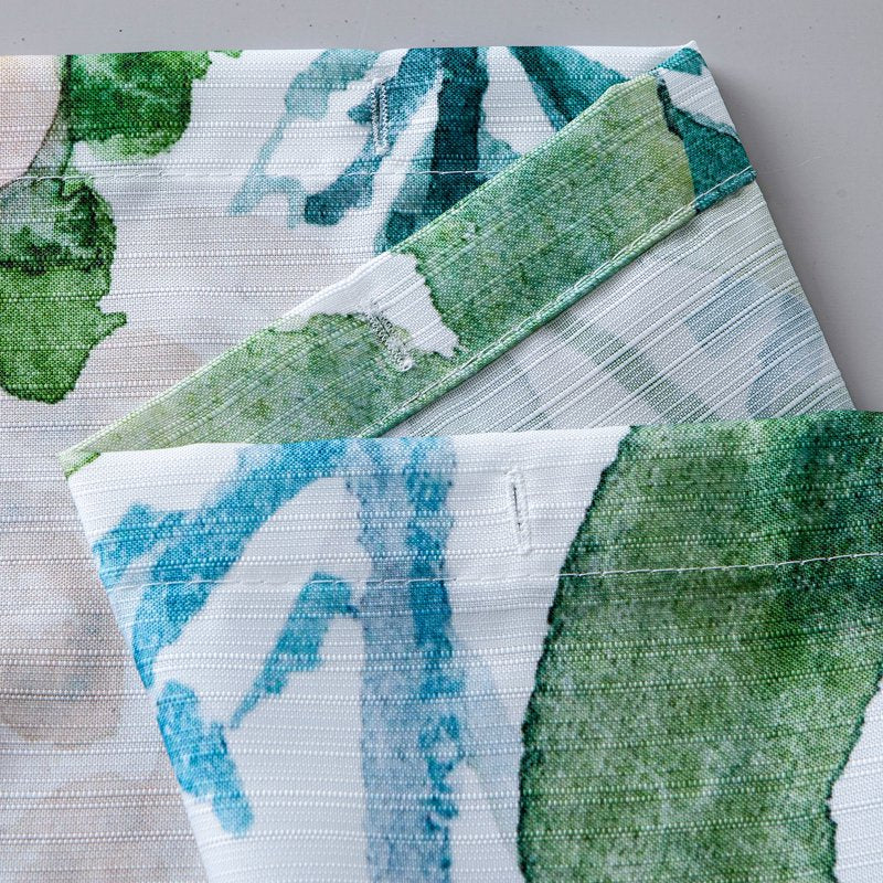 Multicolor Waterfall Floral Fabric Shower Curtain - 3D Textured, Water-Repellent, 70x72 Inches - Variation of This Listing