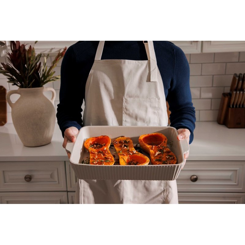 10-Piece Ceramic Bakeware Set - Matte Taupe