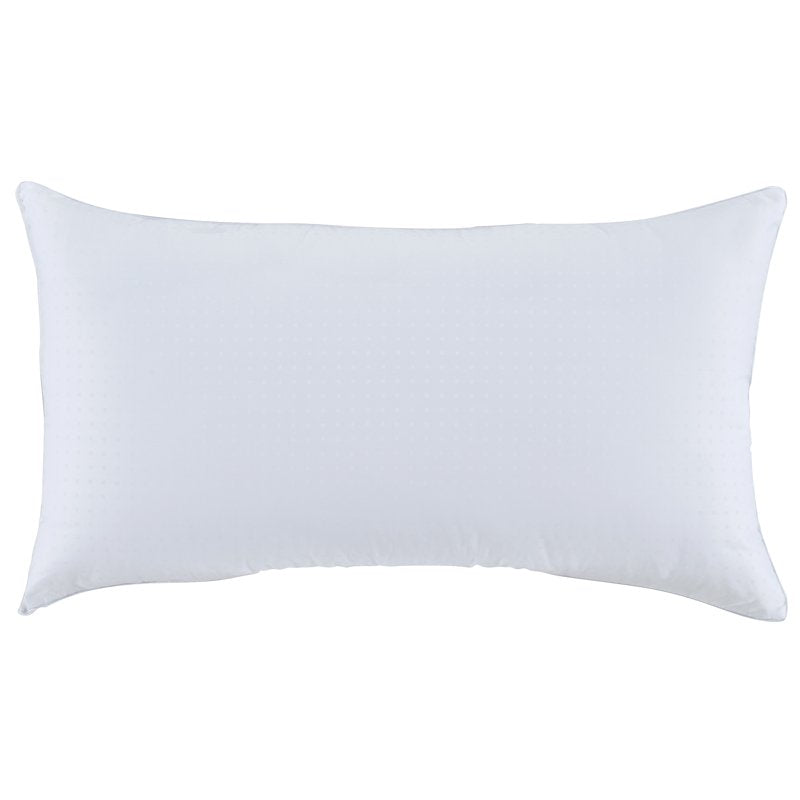 (4 Pack) King Pillow - Sertapedic Won't Go Flat Support & Comfort - Hypoallergenic, Cotton-Poly Blend
