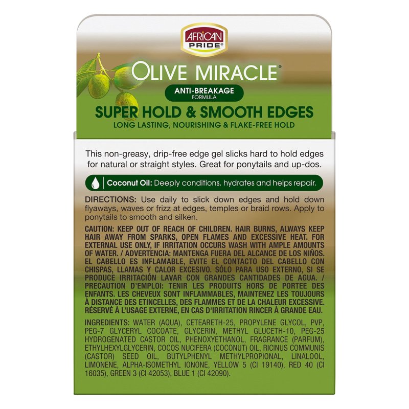 Moisturizing Hair Gel for Frizzy & Curly Hair - 2.25 oz