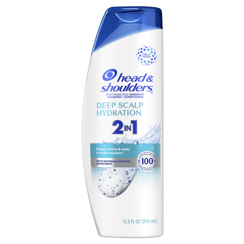 2-in-1 Dandruff Shampoo and Conditioner, Deep Scalp Hydration, 12.5 fl oz