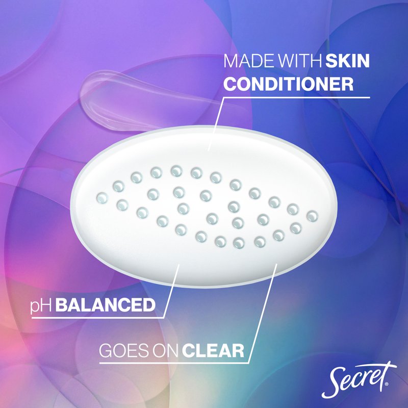 Clear Gel Antiperspirant and Deodorant for Women, Berry Scent, 3 x 2.6oz