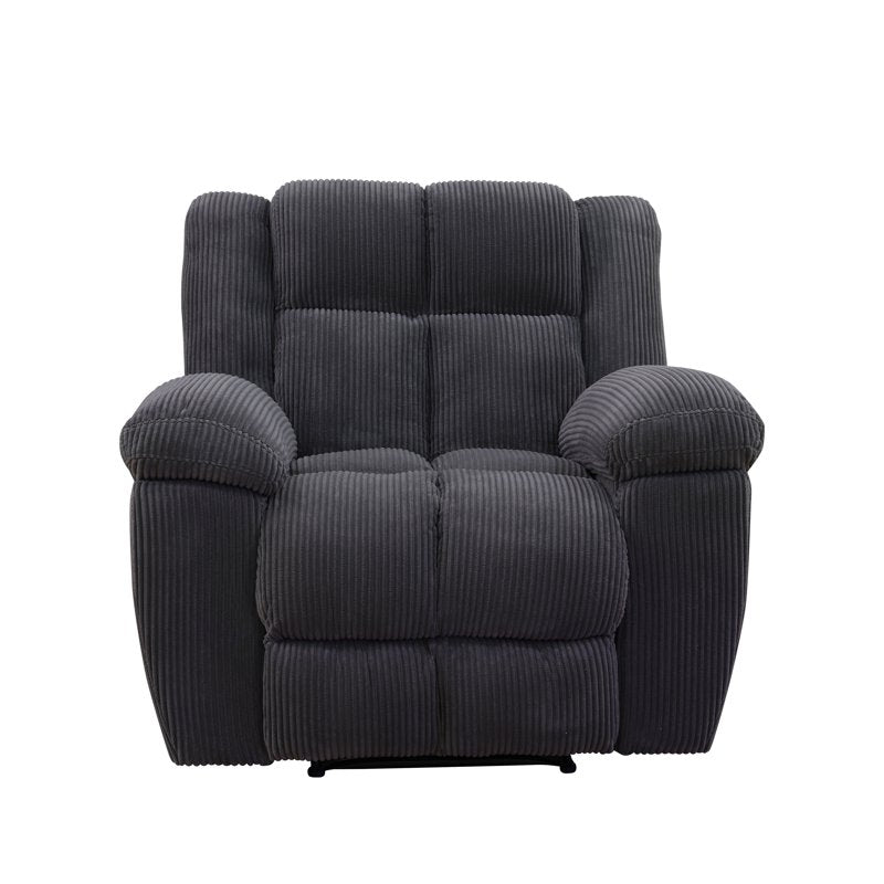 Corduroy Recliner Chair with Adjustable Backrest for Living Room