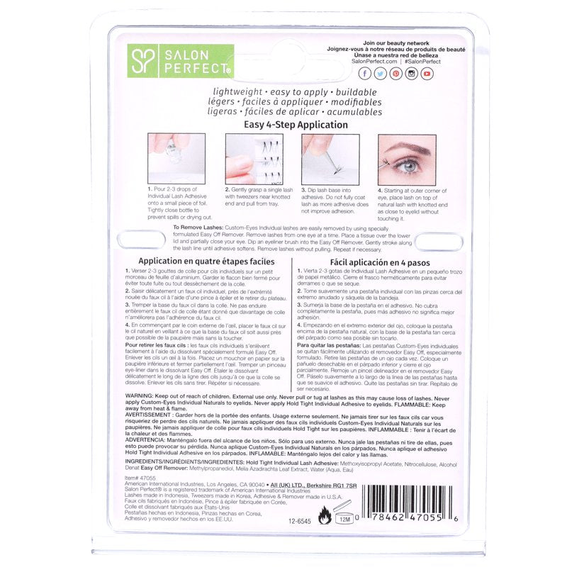 Individual False Eyelash Starter Kit - 56 Knot-Free Lashes with Tools