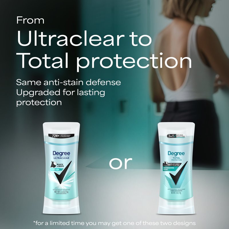 UltraClear Antiperspirant Deodorant - 72-Hour Anti-Stain Protection, 2.6 oz