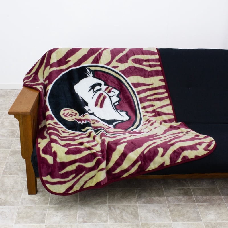 Florida State Seminoles Comfy Raschel Throw Blanket - 60x50 Inches Variation