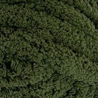 Chunky Chenille Yarn - Olive, 31.7 Yards, Super Bulky, 100% Polyester