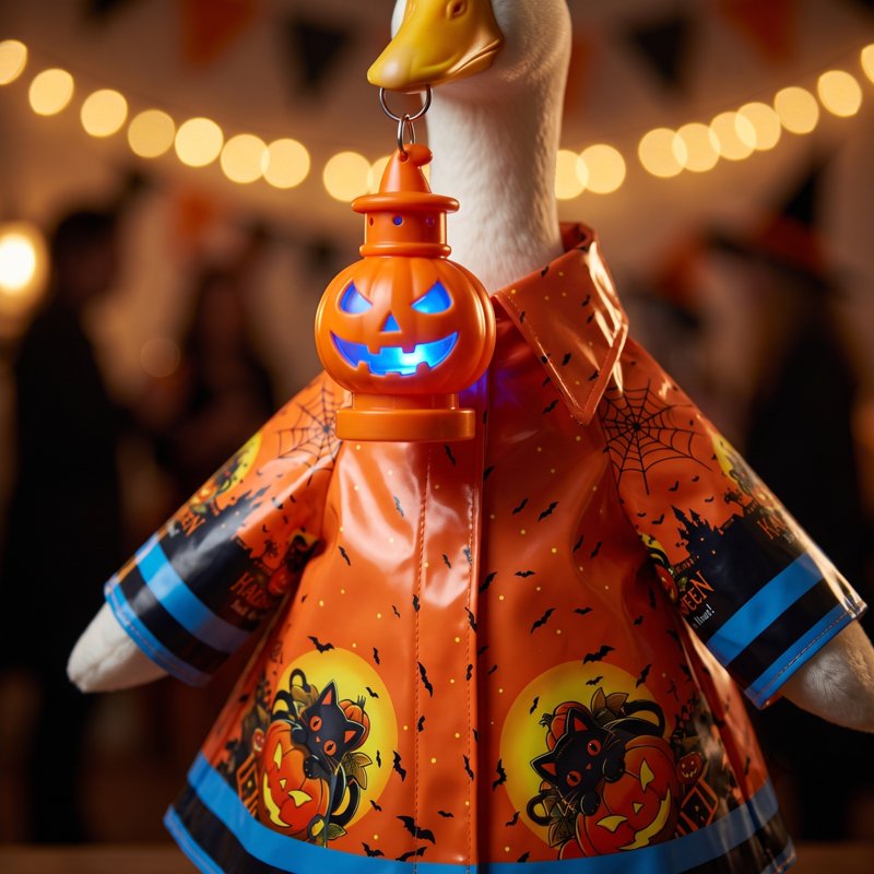 Halloween Porch Goose Costume Set R_50 - 23 Inch Outdoor Garden Decor