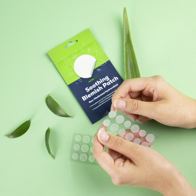 Soothing Aloe Hydrocolloid Acne Patches with Tea Tree Oil - 36 Count
