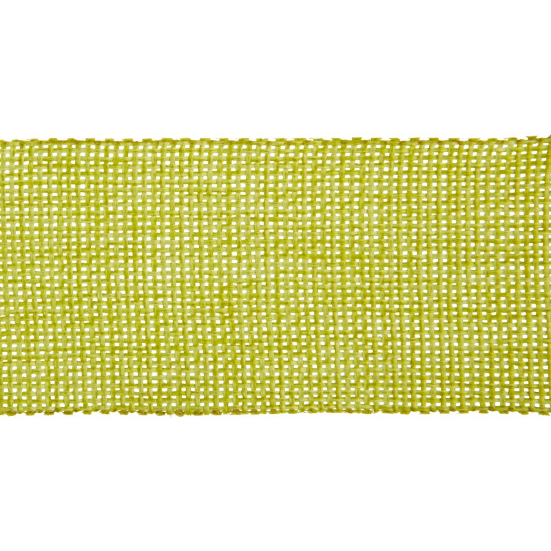 (4 Pack) Offray Burlap Ribbon - Lemongrass Green, 1.5 Inch Woven Craft Ribbon, 9 Feet