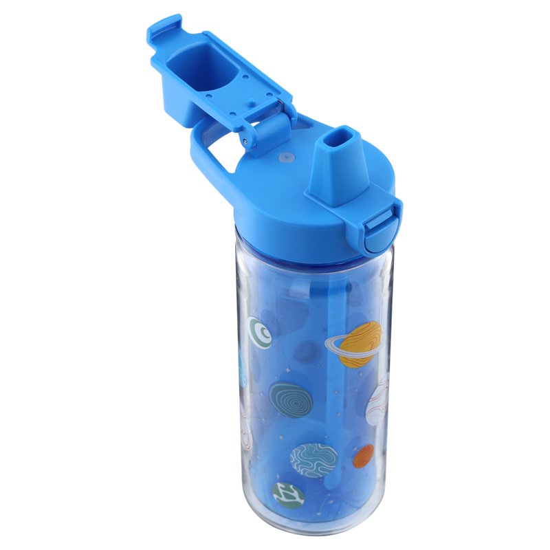 14 oz Multicolor Outer Space Tritan Double-Wall Insulated Water Bottle - Space
