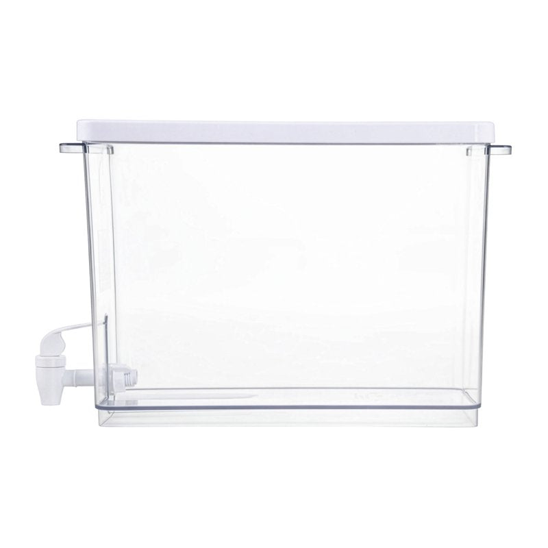 1.25 Gallon Drink Dispenser - Clear Beverage Container, 2 Pack
