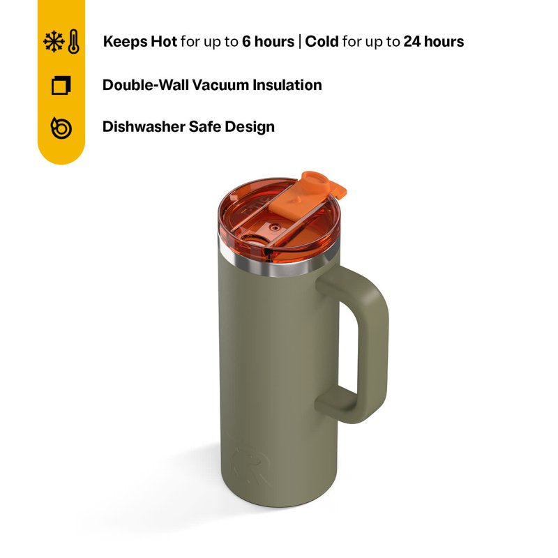 20 oz Insulated Ceramic Lined Travel Mug with Leak-Resistant Lid - Trailblazer
