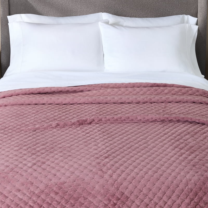 Better Homes & Gardens Violet Gem Tufted Matte Velvet Quilt - King