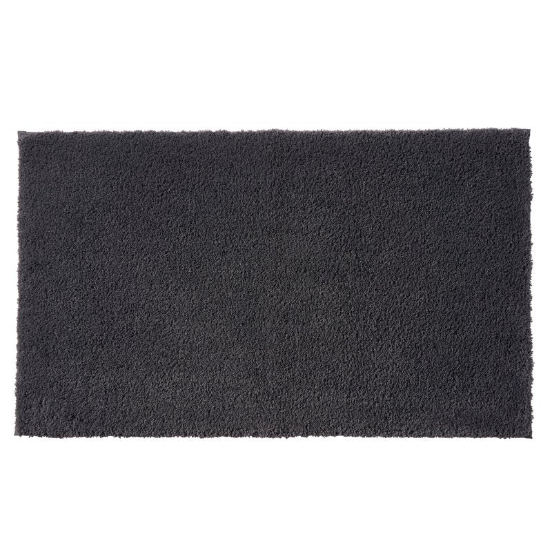 Better Homes & Gardens Ultra Soft Polyester Bath Rug 20x34 Grey Shadow - Non-Slip Bathroom Floor Mat - Machine Washable