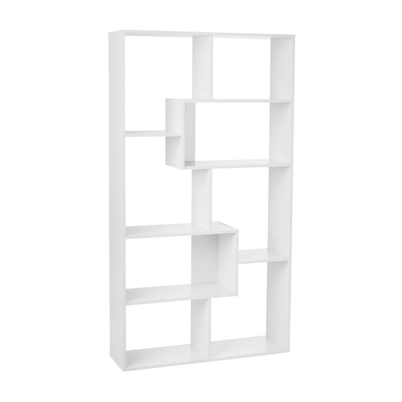 Modern 8-Cube Bookcase with Open-Back Design