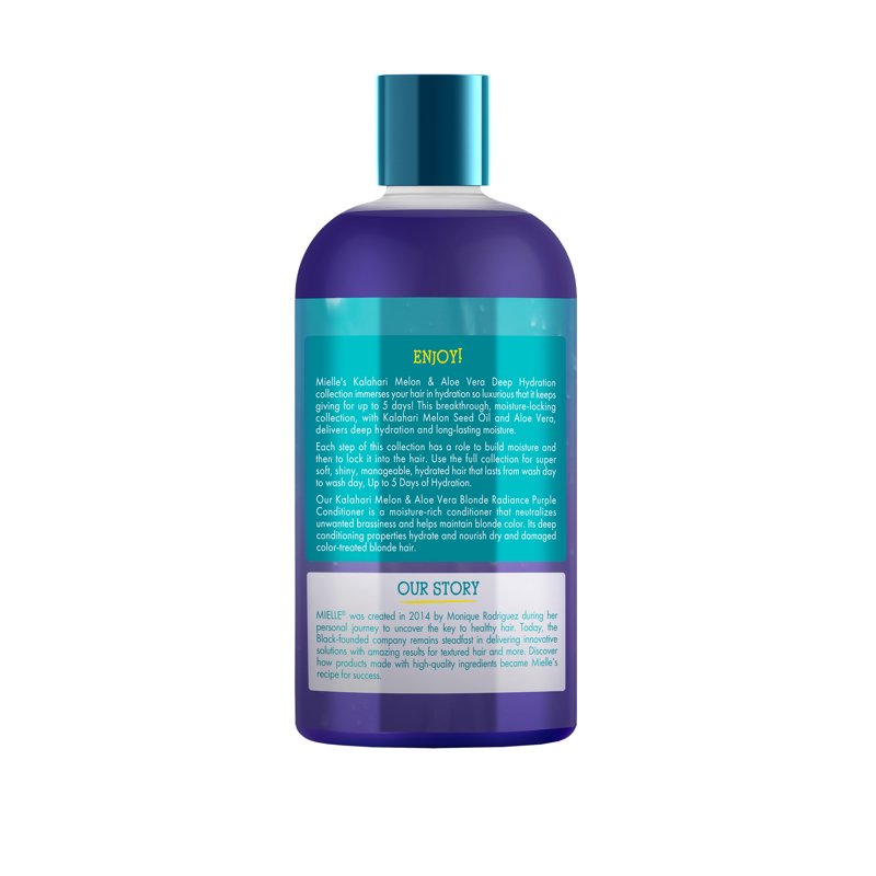 Kalahari Melon and Aloe Vera Purple Conditioner for Blonde Hair - 12 oz