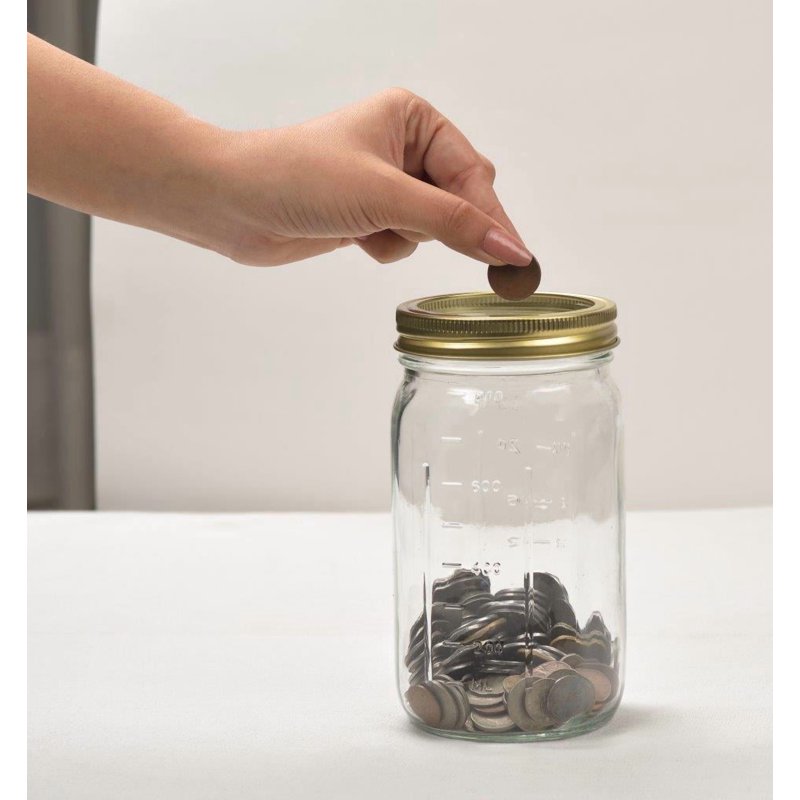 32 oz Wide Mouth Mason Jars - 2 Pack for Canning & Fermenting