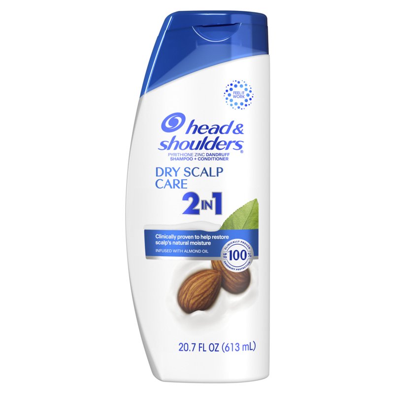 2-in-1 Dandruff Shampoo and Conditioner with Almond Oil - 20.7 fl oz