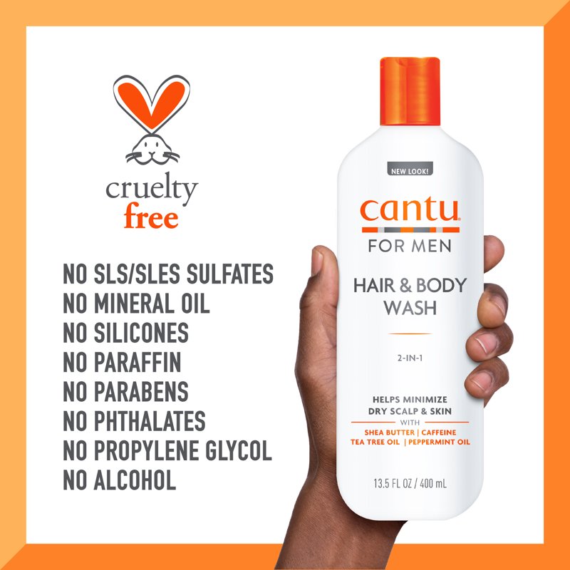 2-in-1 Hair & Body Wash with Shea Butter & Tea Tree Oil - 13.5 fl oz