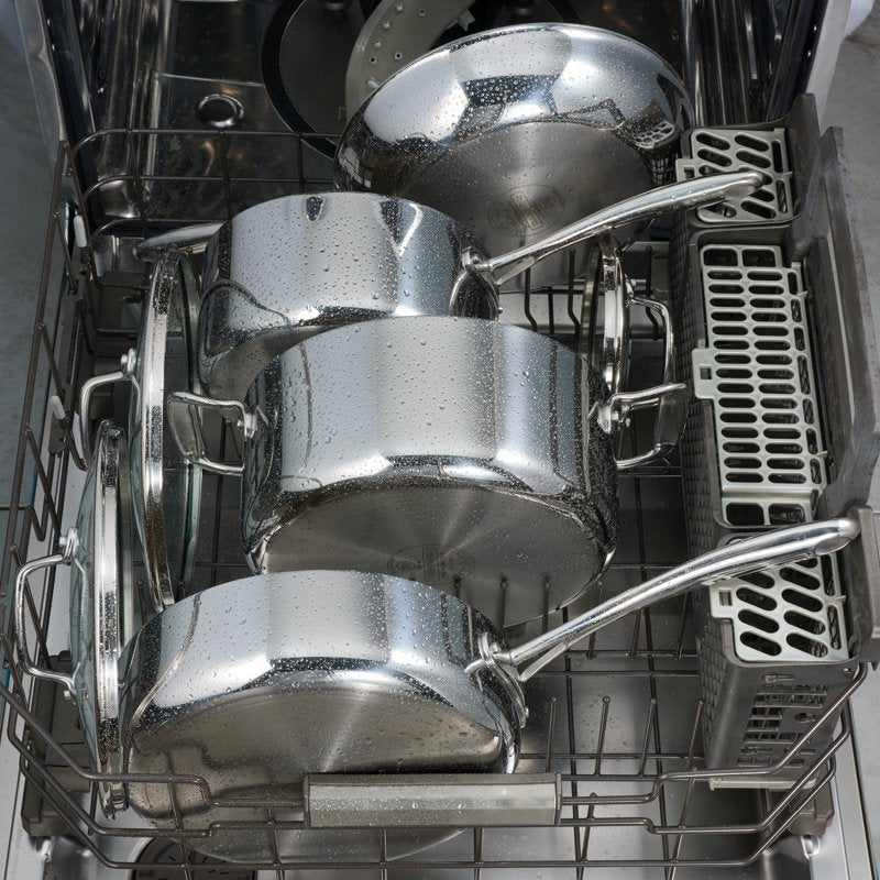 Stainless Steel Fry Pan - 10 in Tri-Ply Clad Cookware