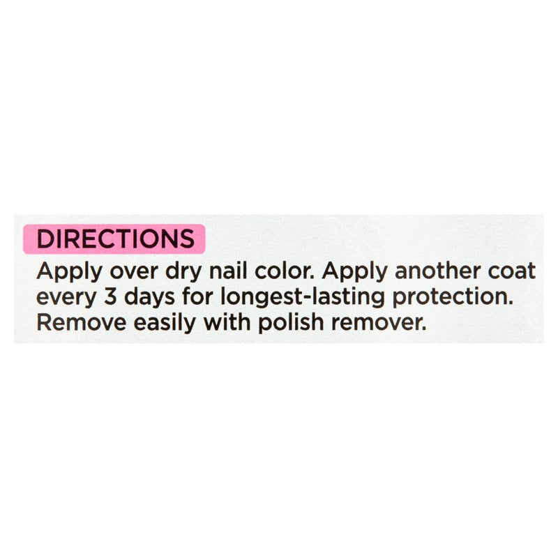 Quick Dry Glass Shine Nail Top Coat - High Gloss & Chip Resistant Finish