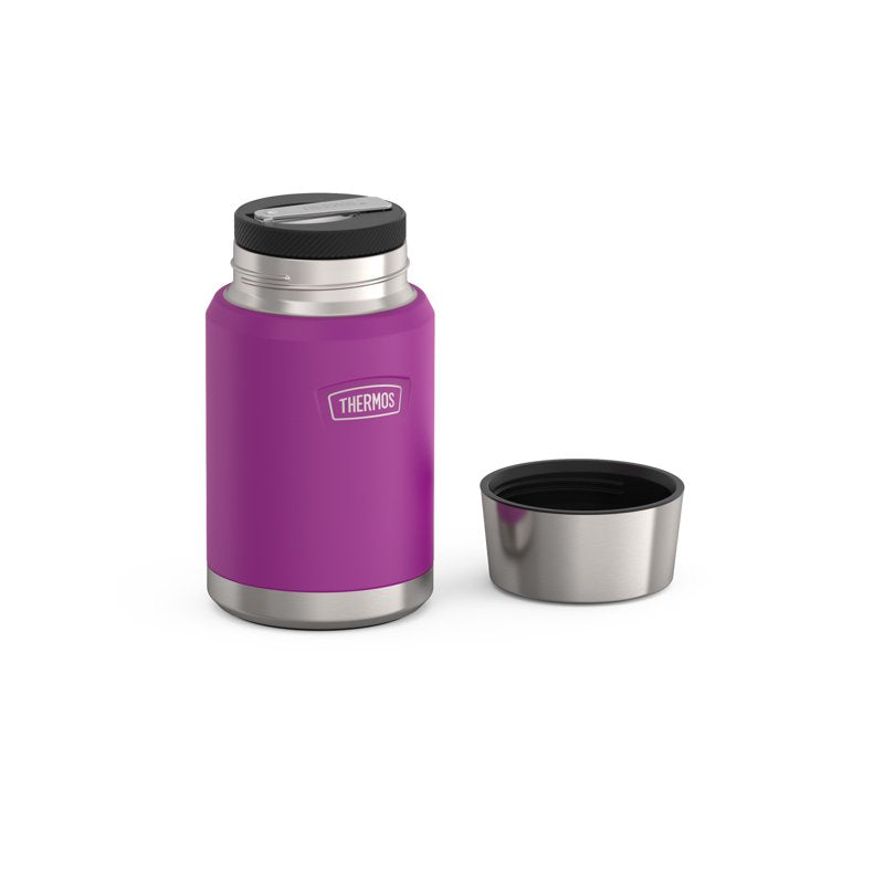 24oz Stainless Steel Insulated Food Jar with Spoon - Plum