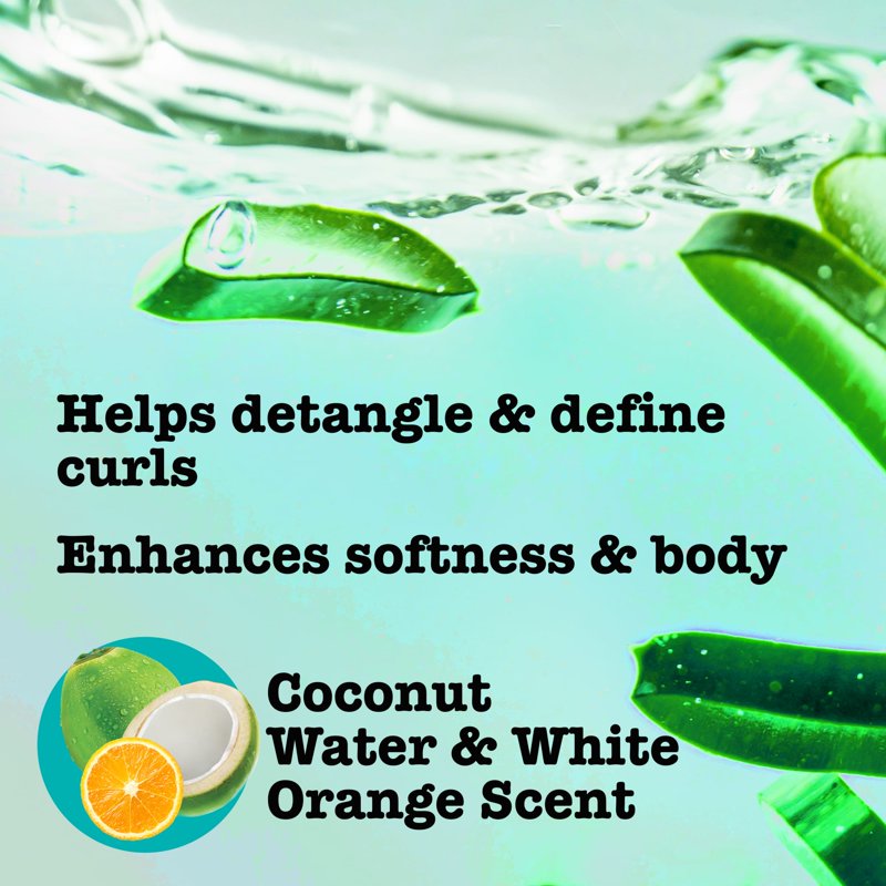 Hydrating Curl Smoothie with Coconut Oil for Defined, Soft Curly Hair, 12 oz