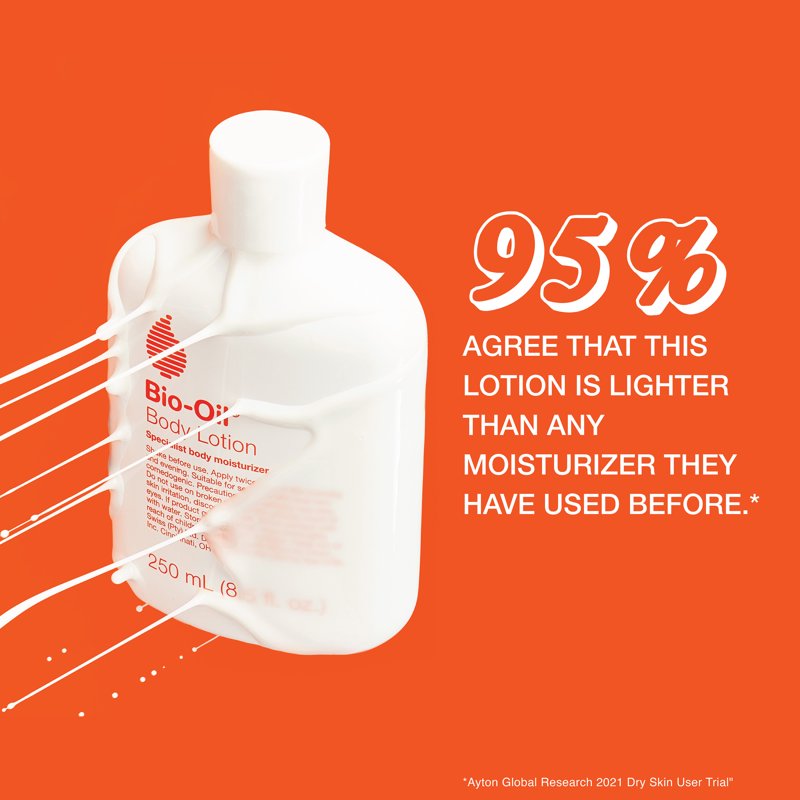 Ultralight Body Lotion for Dry Skin with Shea & Rosehip Oil - 8.5 fl oz