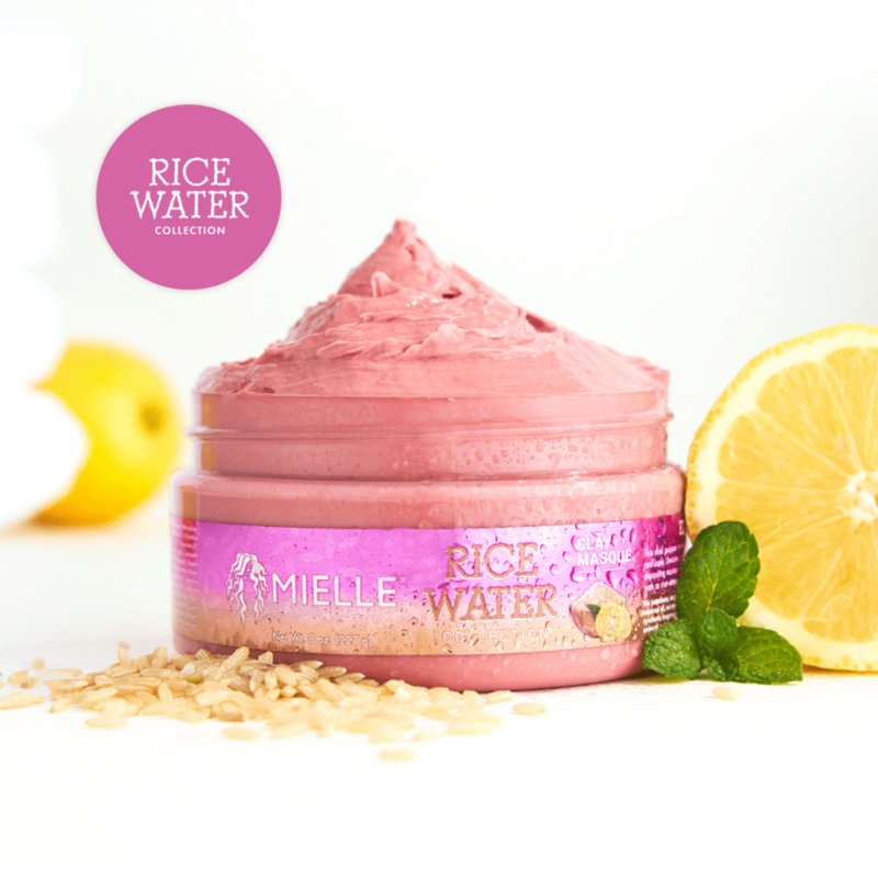 Rice Water Clay Masque - 8 oz Hydrating Treatment for Hair & Skin
