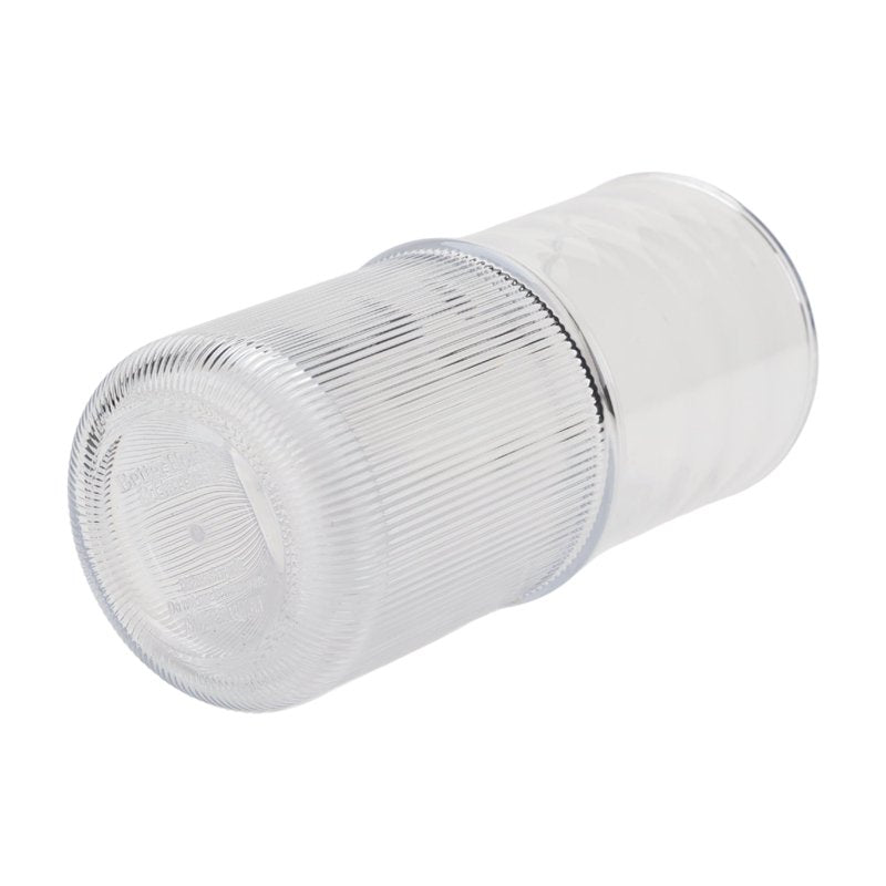 21 oz Clear Ribbed Tritan Tumbler Set - 2 Pack