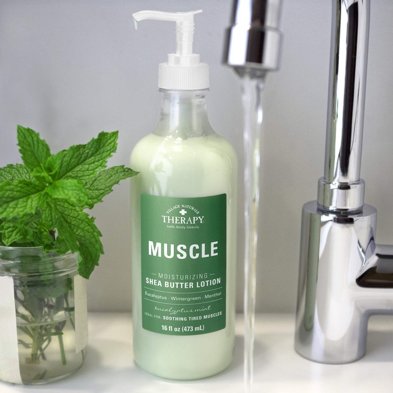 (2 pack) Village Naturals Therapy Muscle Relief Hand & Body Lotion