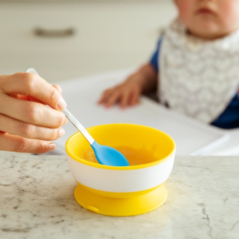 White Hot Safety Baby Spoons - Multi-Color, 4 Pack