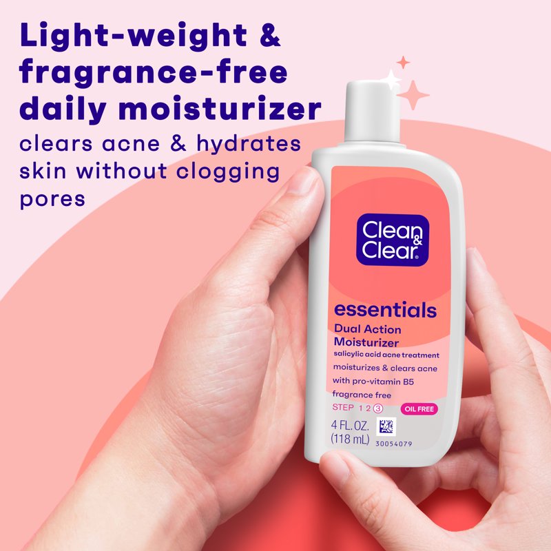 Dual Action Oil-Free Facial Moisturizer with Salicylic Acid - 4 fl. oz