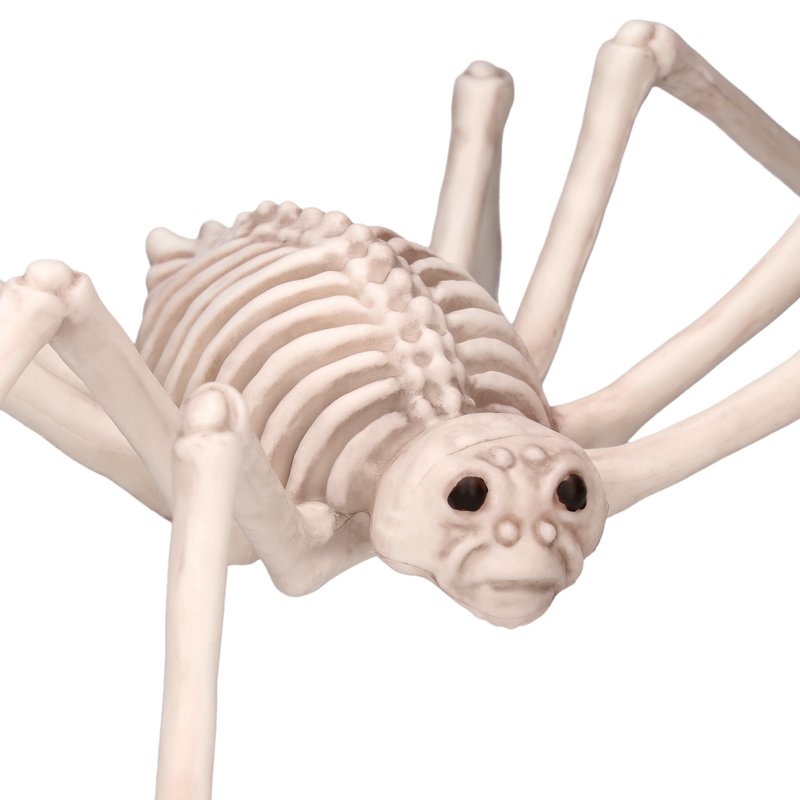Halloween Faux Skeleton Spider Decoration 5.3-Inch Whimsical Creepy Decor