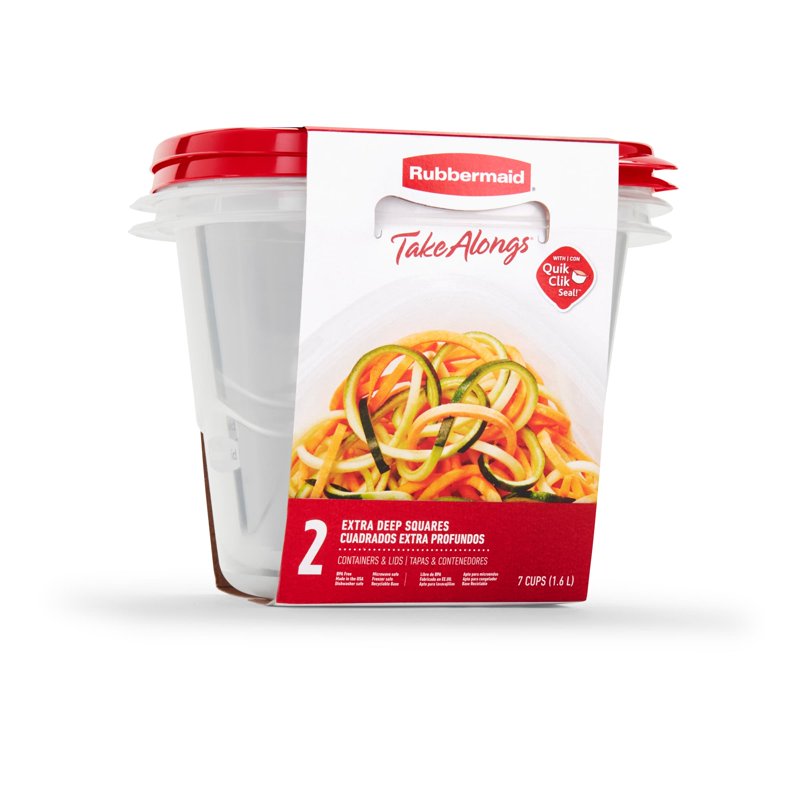 7-Cup Rubbermaid TakeAlongs Food Storage Containers - Set of 2