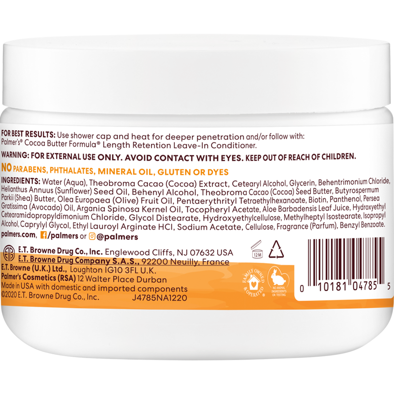 Deep Conditioner with Cocoa Butter & Biotin - Nourishing Hair Care