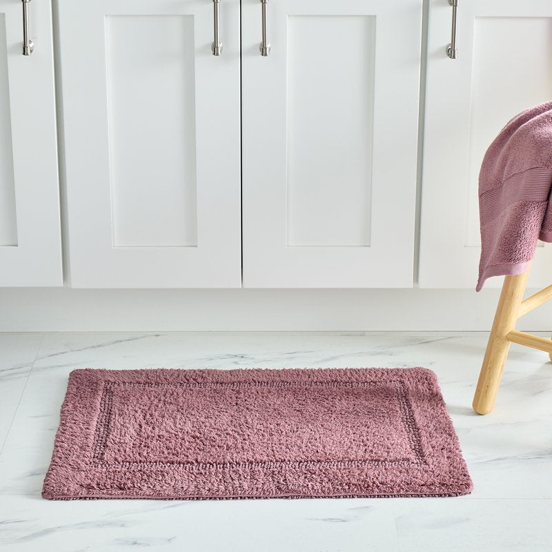 Better Homes & Gardens Reversible Cotton Bath Rug - Violet Gem, 17 x 24 in