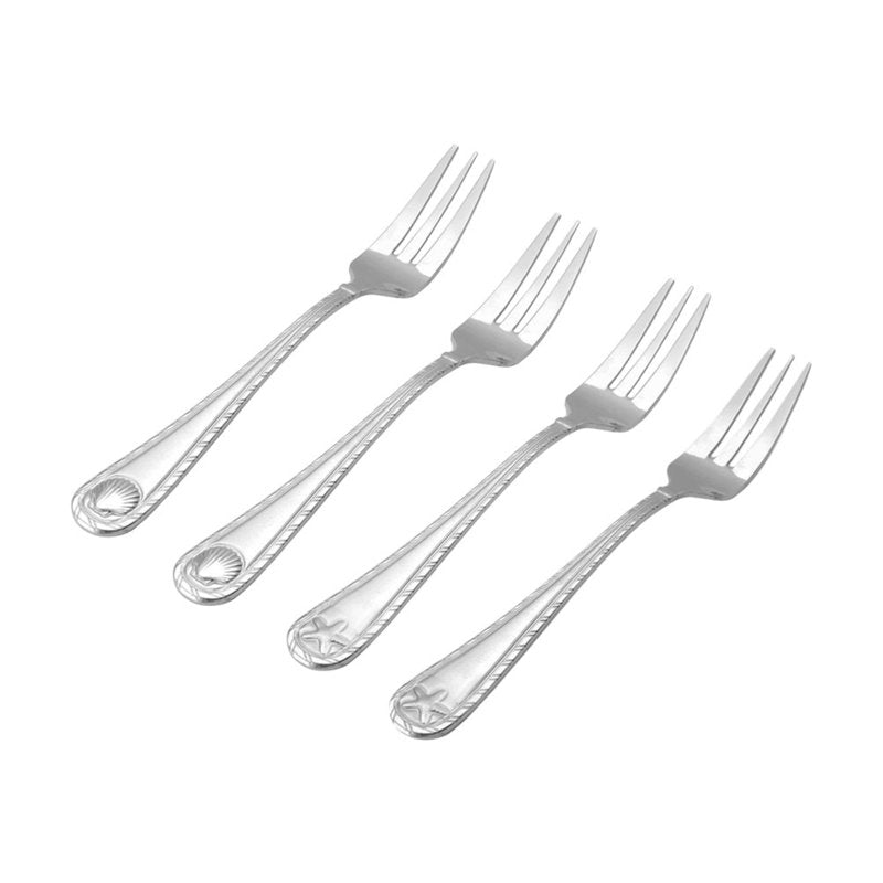 Antigua Frost Appetizer Forks Set of 4 - Towle Everyday
