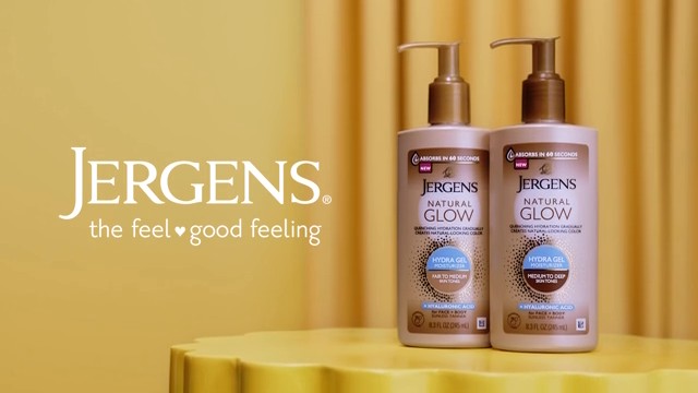 Jergens Natural Glow Hydra Gel Moisturizer, Gradual Tanning Lotion,