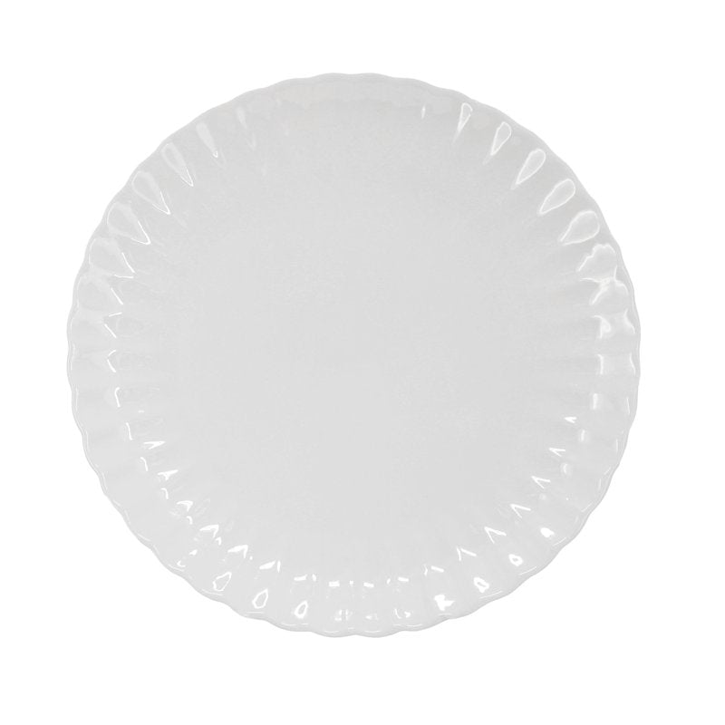 16-Piece Scalloped Porcelain Dinnerware Set - Jane