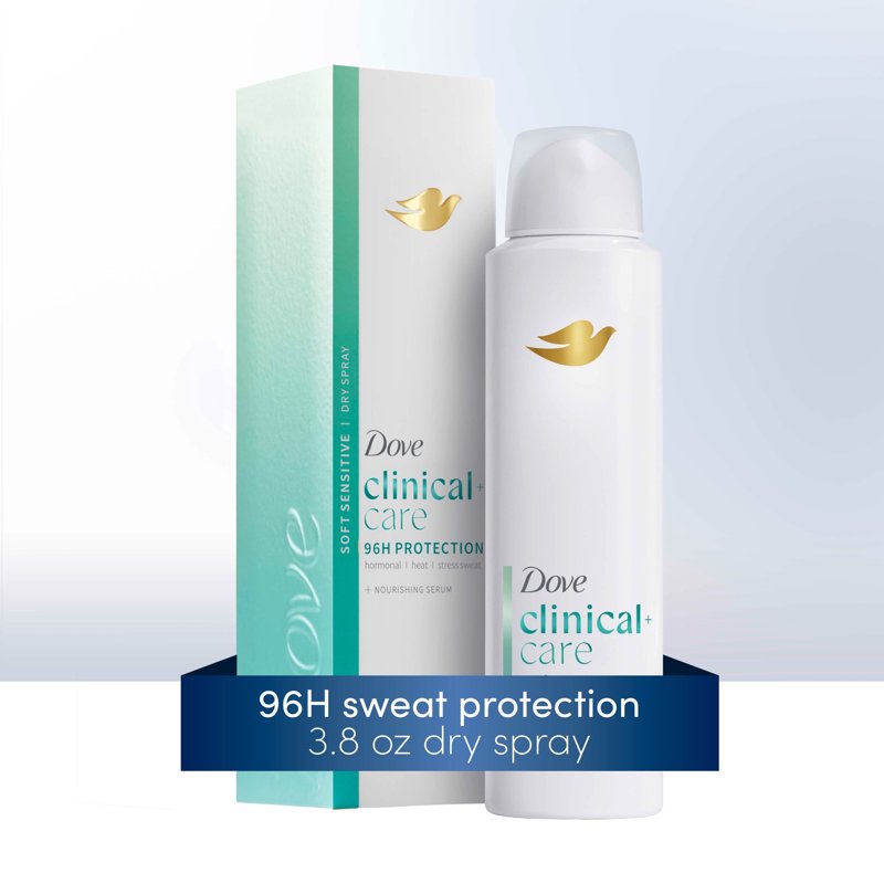 Clinical Strength Antiperspirant Dry Spray for Sensitive Skin, 3.8 oz